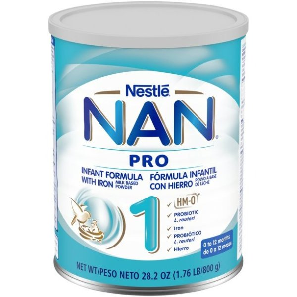 NAN Pro 1 Powder Baby Formula, 28.2 oz Canister