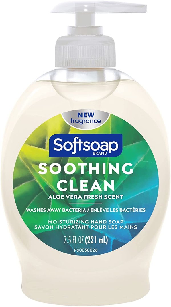 Softsoap 芦荟洗手液 7.5 oz　新包装