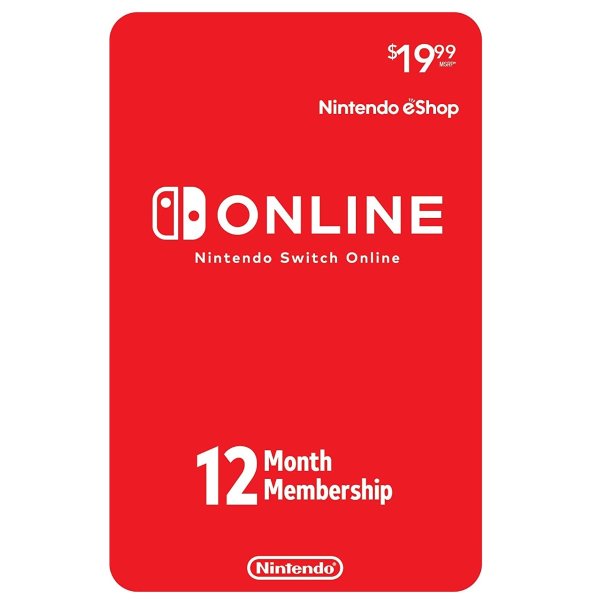 Nintendo Switch Online 12个月个人会员