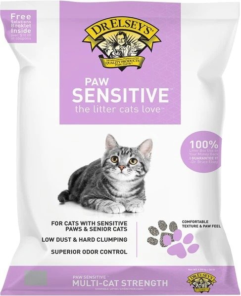 Paw Sensitive Multi-Cat Strength Cat Litter, 20-lb bag - Chewy.com