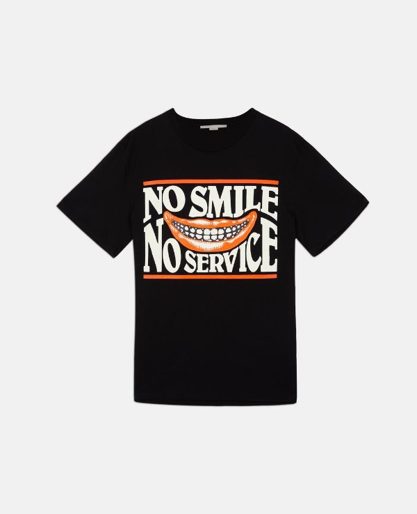No Smile No Service T Shirt - Stella Mccartney Men