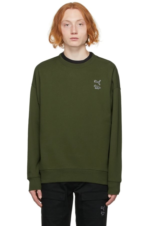Green Puma Edition Crewneck Sweatshirt