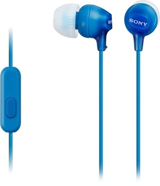 - EX14AP Wired Earbud Headphones - Blue