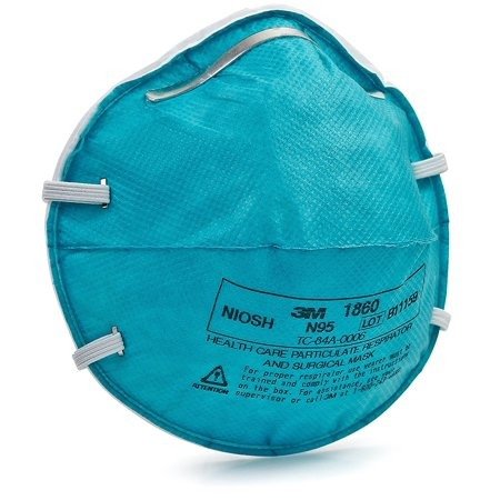 1860 N95 Respirator and Surgical Mask, 20 Count