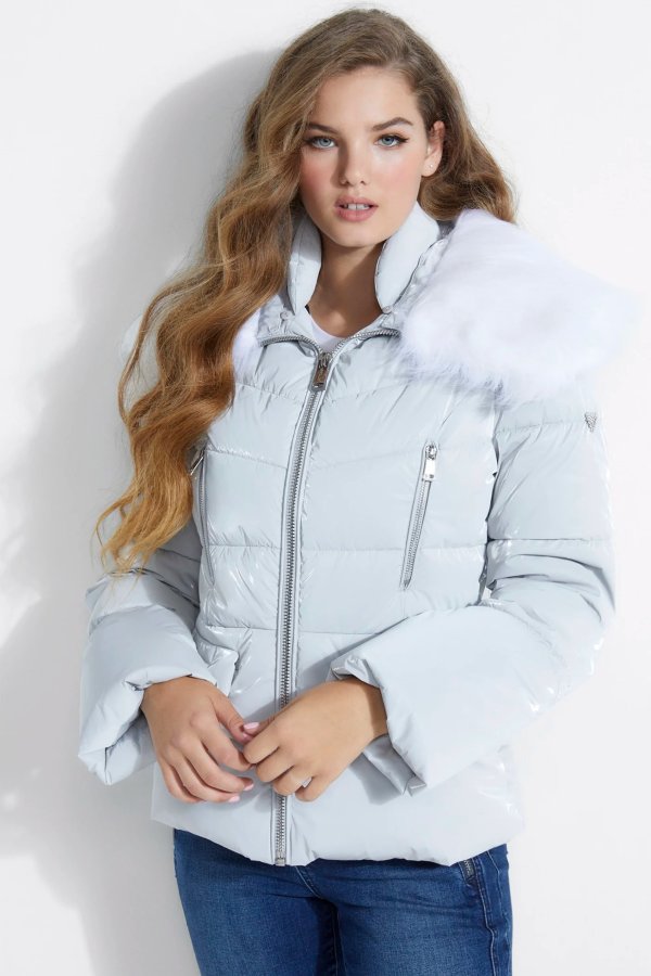 Sigourney Puffer Jacket at Guess