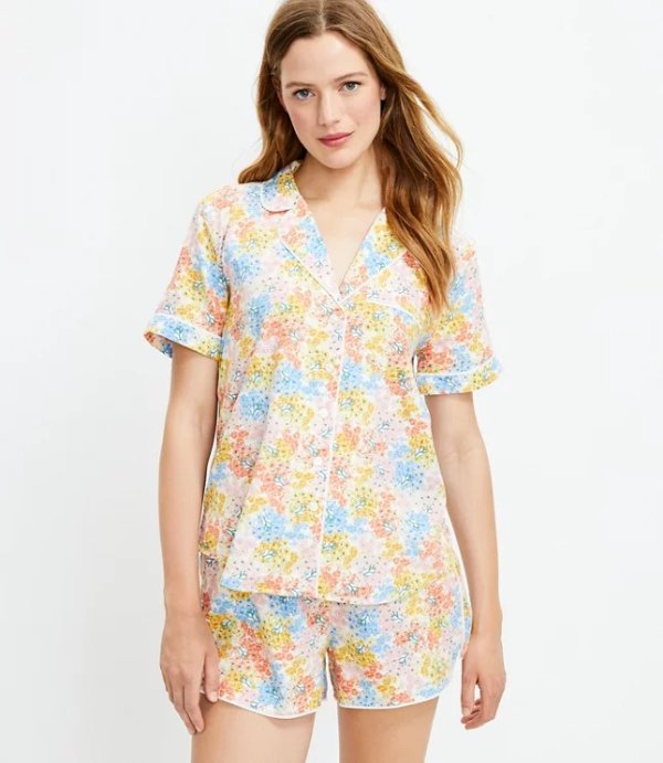 Hydrangea Pajama Top | LOFT
