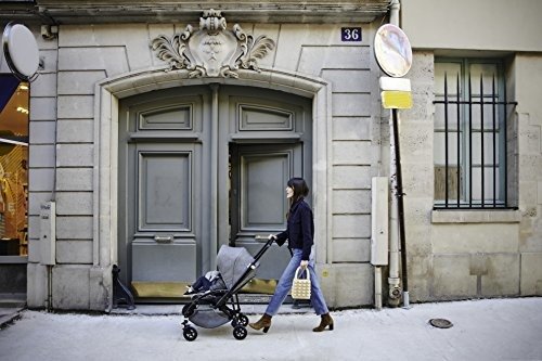 Bee5 Classic Complete Special-Edition Stroller, Alu/Dark Navy - Compact, Foldable Stroller for Travel and Urban Life