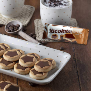 Biscolata Mood Cookies with Dark Chocolate Filling
