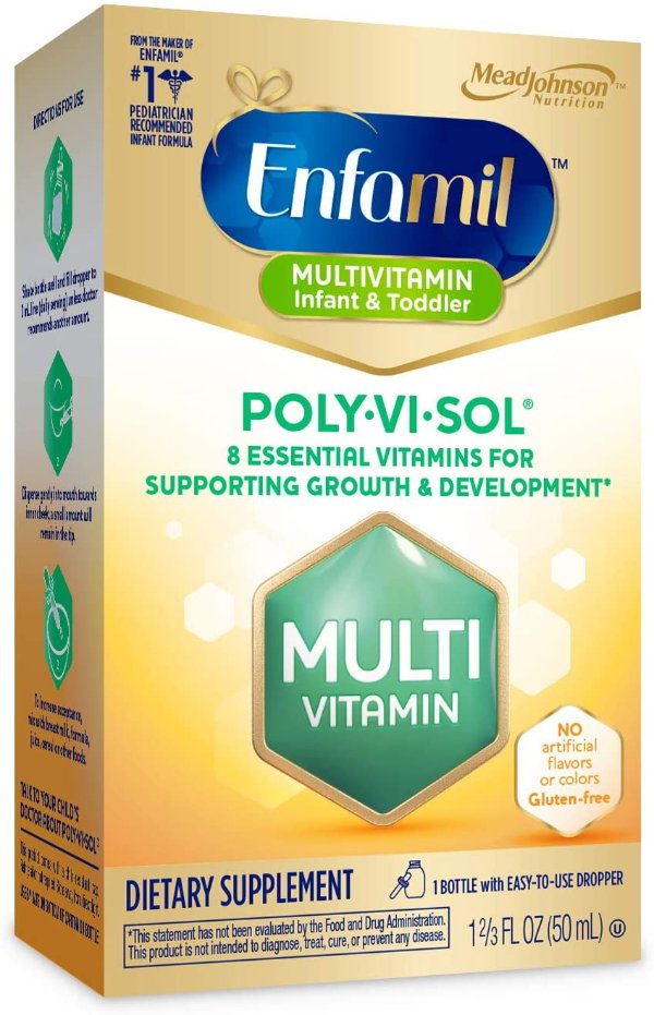 Poly-Vi-Sol 婴幼儿液体综合维生素补充剂，50ml