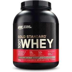 Optimum NutritionGold Standard 100% Whey Protein Powder, Chocolate Coconut, 5 Pound