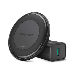 RAVPower Fast Wireless Charger 7.5W with QC 3.0 Adapter