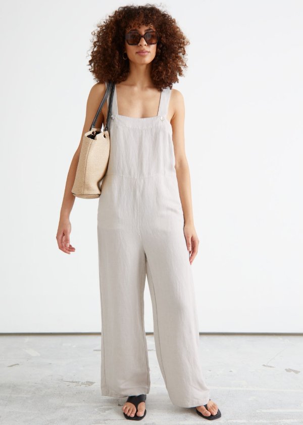 Relaxed Square Neck Jumpsuit