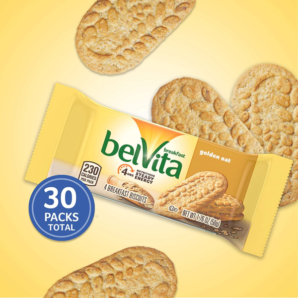 belVita 酥脆迷你早餐全麦饼干 30包