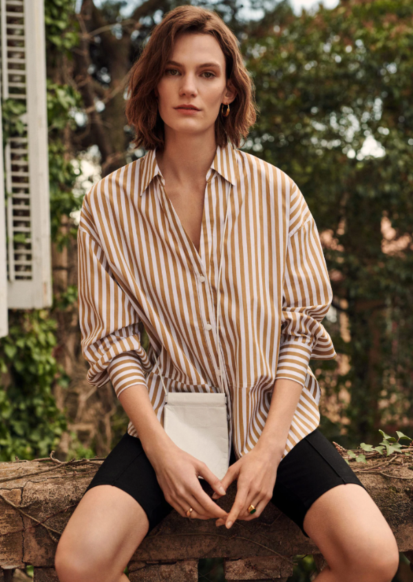 Striped cotton shirt - Women | OUTLET USA
