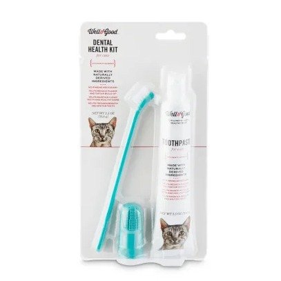 Cat Dental Health Kit with Chicken Flavored Toothpaste, 2.5 oz | Petco