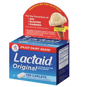 Lactaid Original Strength Lactase Enzyme Caplets