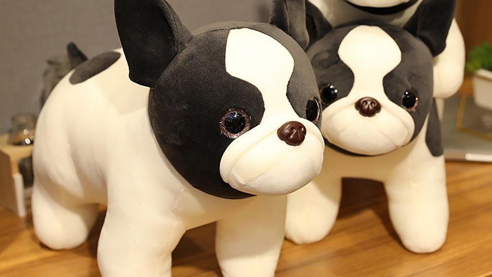 Plush Toy Bulldog for Girls Childs Boys Birthday Gift 50%OFF