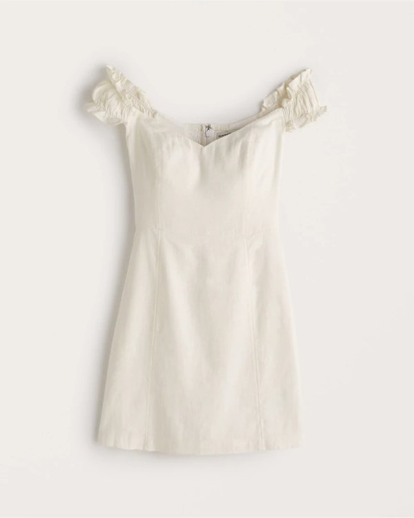 Women's Off-The-Shoulder Corset Mini Dress | Women's Clearance | Abercrombie.com