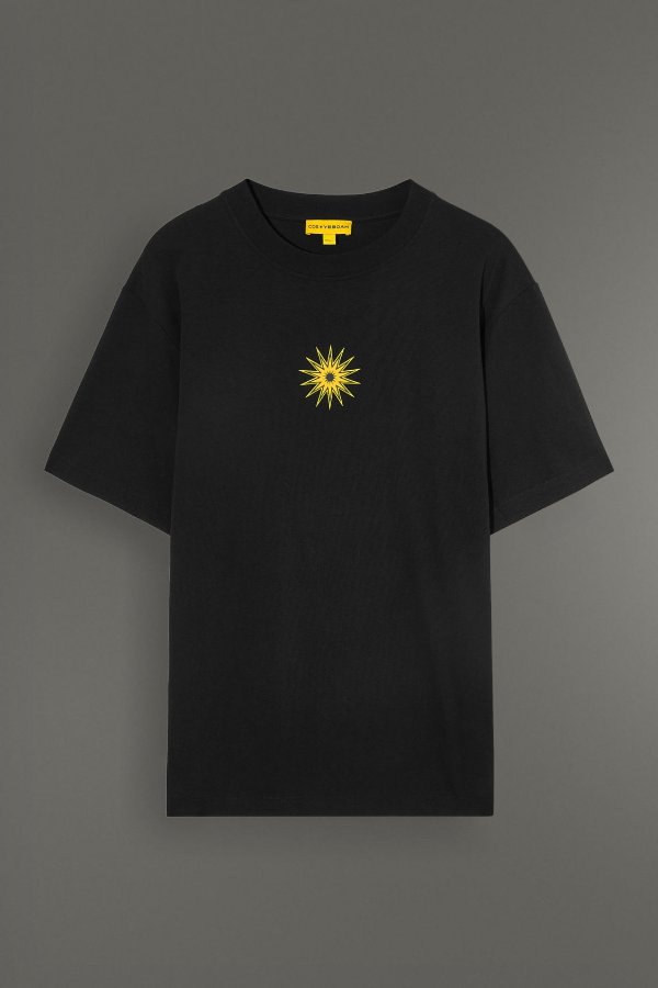 RISING STAR T-SHIRT - BLACK - T-shirts - COS