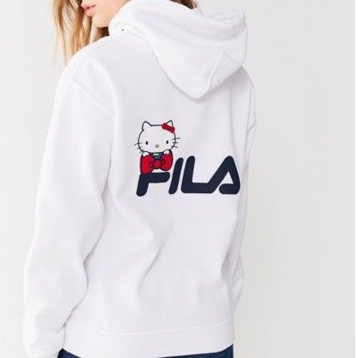 FILA X Sanrio For UO Pocket Hoodie Sweatshirt