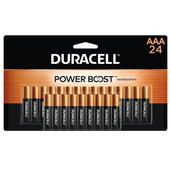 Coppertop AAA Batteries with Power Boost Ingredients, 24 Count