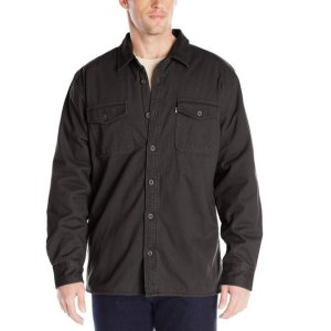 Levi's Men's Rittner Long Sleeve Twill Sherpa Lined Shirt Jacket
