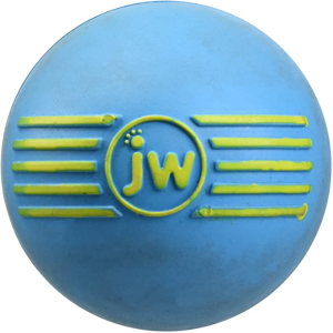 JW Pet Company iSqueak Ball Rubber Dog Toy