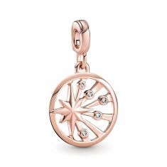 ME Rays of Life Medallion, Rose Gold-Plated