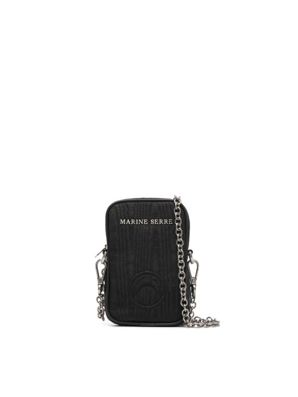 Sale Marine Serre chain-link strap mini bag black | MODES