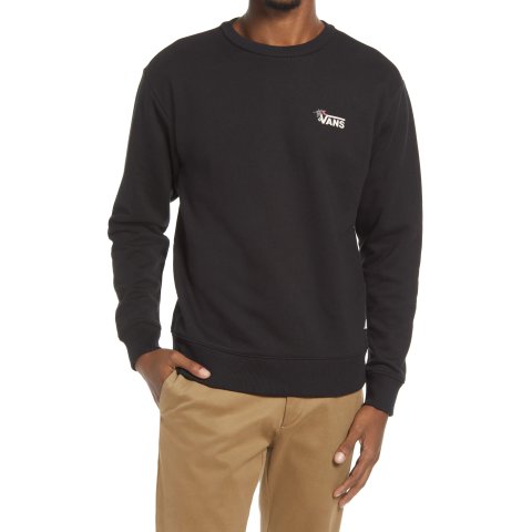 Floral Logo Crewneck Sweatshirt