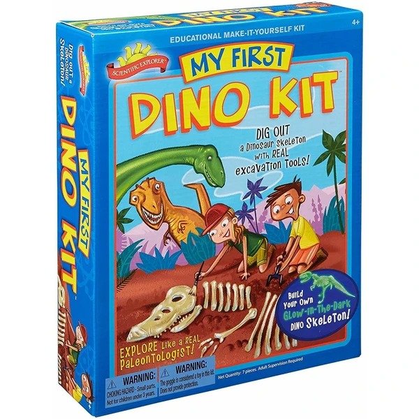 科学发现 我的第一套恐龙化石玩具