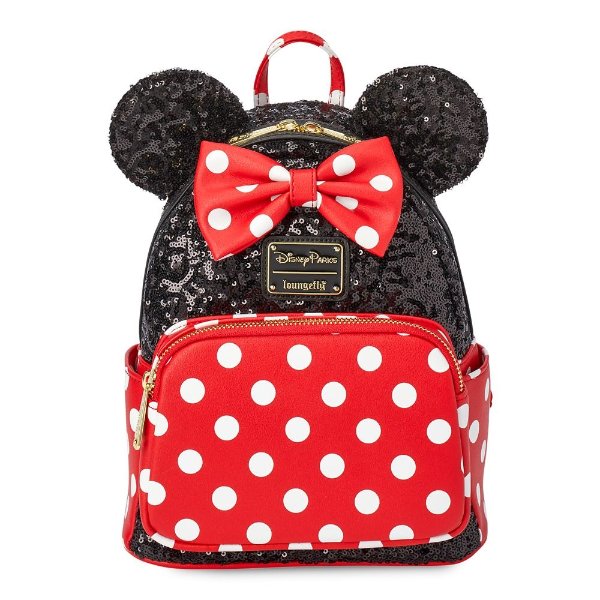Minnie Mouse Sequin and Polka Dot Mini Loungefly Backpack | shopDisney