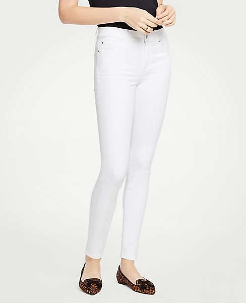 Curvy Skinny Jeans In White