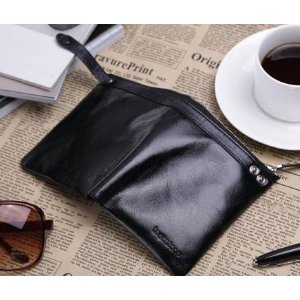 Teemzone Womens Candy Color Leather Phone Holder Case Cash Holder Clutch Handbag Wallet