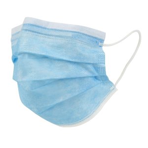 Basic Resources  Single Use Disposable Face Mask (Pack of 50), Blue