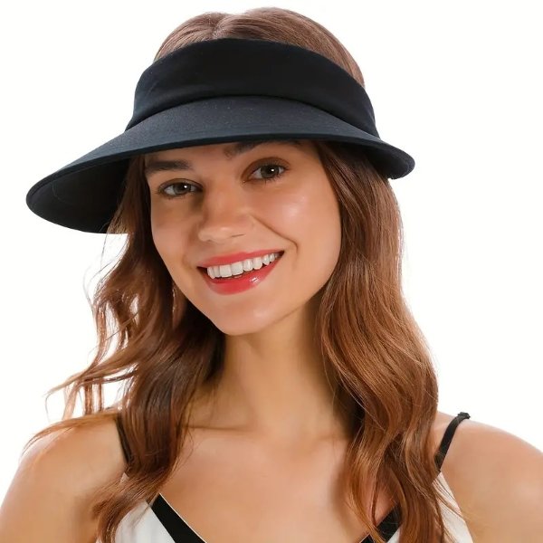 Bowknot Sun Visor Hat Lightweight Wide Brim Packable Wide Brim UV Protection Visors Beach Camping Hiking Golf For Women