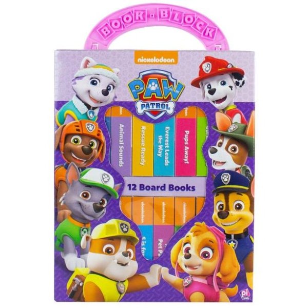 Nickelodeon - Paw Patrol - Book Block My First Library 12-Book Set - PI Kids (Board Book)