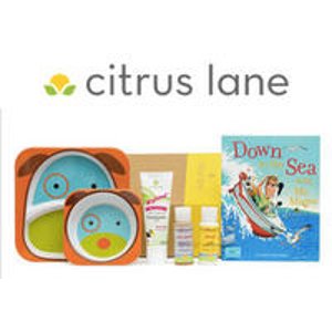 儿童用品每月惊喜礼盒网站 Citruslane.com新用户首次订购礼盒享优惠