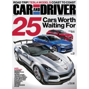 4 Yr Car and Driver Magazine Subscriptions