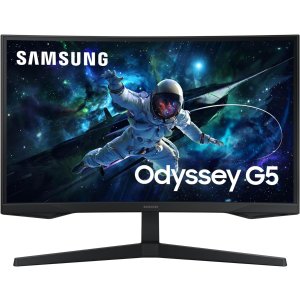 SAMSUNG 27" Odyssey G55C QHD 1000R Curved Gaming Monitor