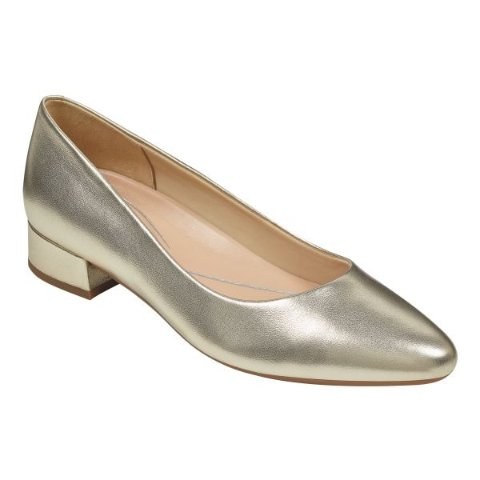 Easy SpiritCaldise Metallic Low Heel Dress Shoes