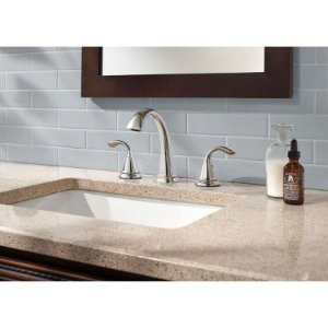 Delta Zella 8 in. Widespread 2-Handle High-Arc Bathroom Faucet in Chrome