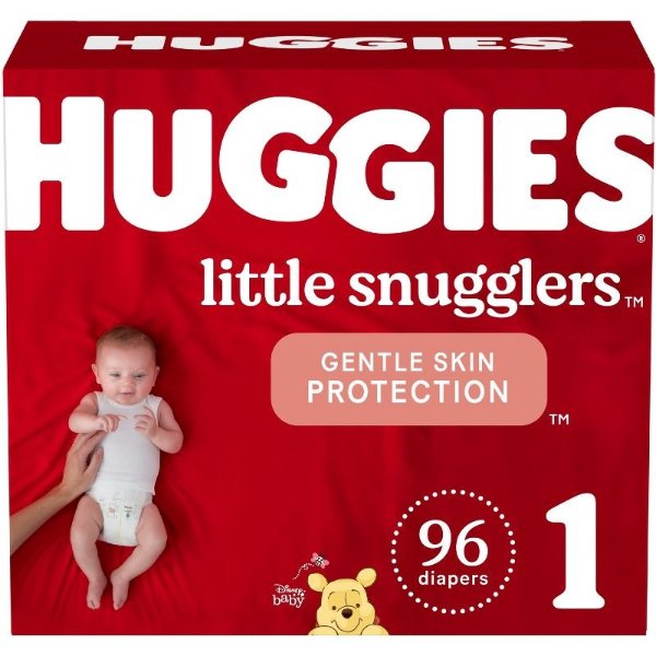 Little Snugglers Diapers Super Pack - Size 1 (96ct)