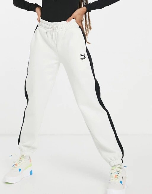 Classics T7 track pants in off white | ASOS