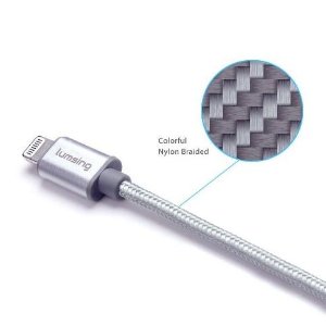 [Apple MFi Certified] Lumsing Nylon Braided Lightning to USB Cable Apple MFi Certified Sync Charging Cable