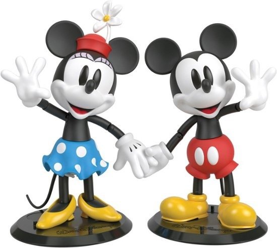 - D100 Celebration Pack Collectible Action Figures - Minnie Mouse & Mickey Mouse