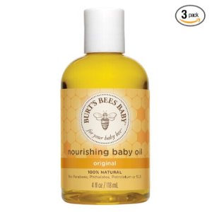Burt's Bees Baby 100% Natural Baby Nourishing Oil, 4 Ounces (Pack of 3) (Packaging May Vary)