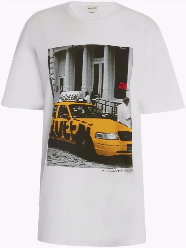 taxi-print t-shirt