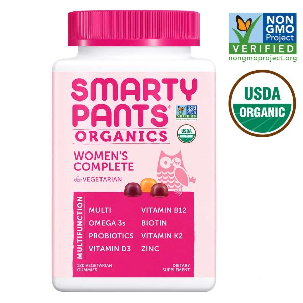 USDA Organic Women's Formula Multivitamin, 180 Vegetarian Gummies