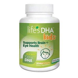 Life’s DHA Kids All-Vegetarian DHA Dietary Supplement,100mg, 90 Softgel @ Amazon